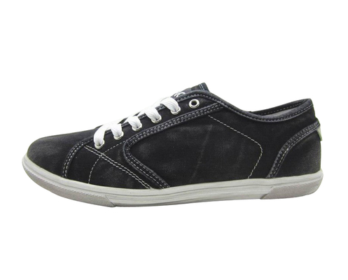 Effets de lavage toile haut chaussures décontractées, sale affaire semelle extérieure des hommes sneaker
