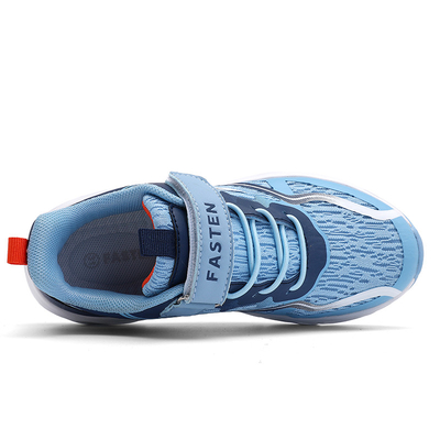Chaussures de sport pour enfants en cuir en microfibre Matériau supérieur antidérapant dentelle TPR EVA Coureur Skateboarding été printemps automne