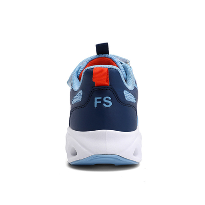 Chaussures de sport pour enfants en cuir en microfibre Matériau supérieur antidérapant dentelle TPR EVA Coureur Skateboarding été printemps automne