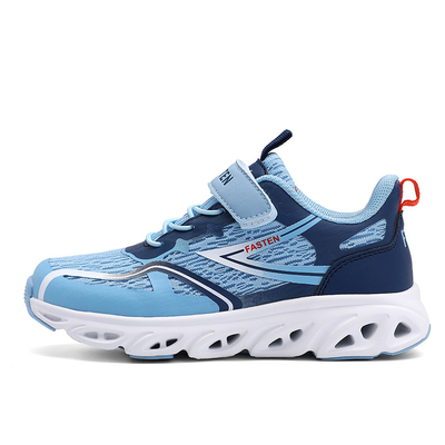 Chaussures de sport pour enfants en cuir en microfibre Matériau supérieur antidérapant dentelle TPR EVA Coureur Skateboarding été printemps automne