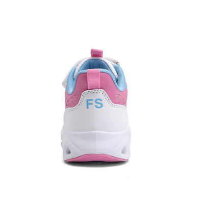 Chaussures de sport pour enfants en cuir en microfibre Matériau supérieur antidérapant dentelle TPR EVA Coureur Skateboarding été printemps automne
