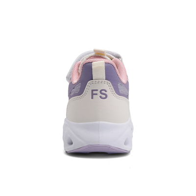 Chaussures de sport pour enfants en cuir en microfibre Matériau supérieur antidérapant dentelle TPR EVA Coureur Skateboarding été printemps automne