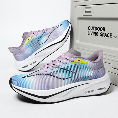 Chaussures de sport légères et respirantes en maille pour femme avec semelle intermédiaire à rebond doux