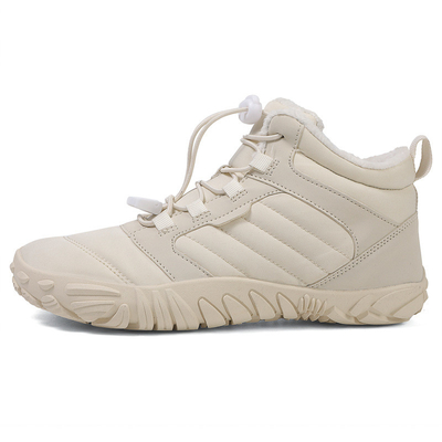 Chaussures de neige de plein air pour hommes et femmes Nouveau style Conception hivernale transfrontalière Anti-dérapant imperméable à l'eau en laine chaude en coton