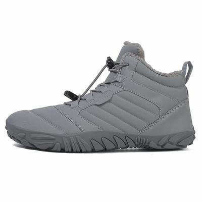 Chaussures de neige de plein air pour hommes et femmes Nouveau style Conception hivernale transfrontalière Anti-dérapant imperméable à l'eau en laine chaude en coton