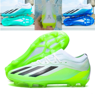 Chaussures de football en gros pour garçons AG Long Spikes Coupe du monde TF Spikes cassés Chaussures d'entraînement pour compétitions d'herbe