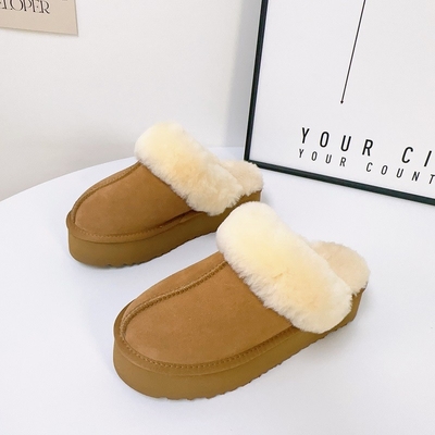 Chaussures à semelles épaisses pour l'hiver