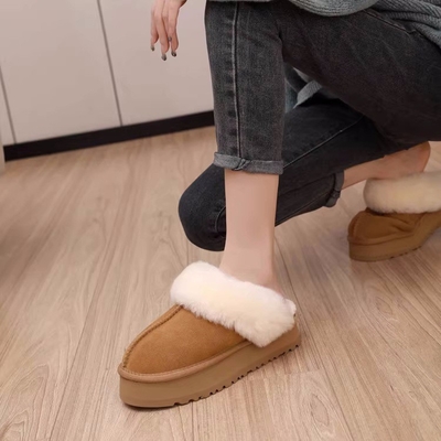 Chaussures à semelles épaisses pour l'hiver