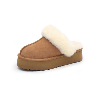 Chaussures à semelles épaisses pour l'hiver