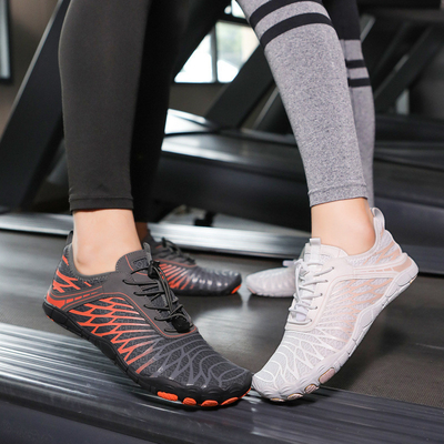 Plus Size Couples chaussures de pêche en plein air chaussures de natation chaussures d'eau chaussures à cinq doigts chaussures de plage pour hommes