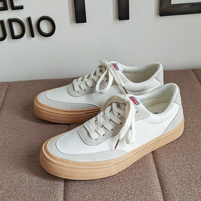 2024 Printemps Nouveau Couple Souliers de toile respirante Chaussures d'homme toutes matches Chaussures blanches à la mode Chaussures décontractées Chaussures d'homme
