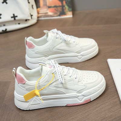 2024 Nouveau printemps chaussures de toile à semelle épaisse chaussures pour femmes toutes les matches baskets