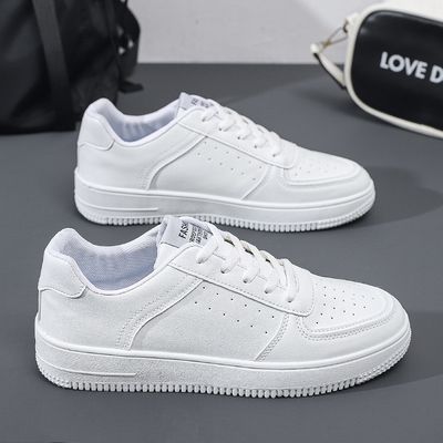 Sneakers Casual Homme 2024 Printemps Nouveau Style Mode Tout-Match Sneakers Blancs souliers en PVC