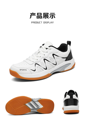 Chaussures de tennis personnalisées Chaussures de badminton avec caractéristique antidérapant Design de mode en grande taille 46 47 Portage en plein air