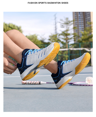 Chaussures de tennis personnalisées Chaussures de badminton avec caractéristique antidérapant Design de mode en grande taille 46 47 Portage en plein air
