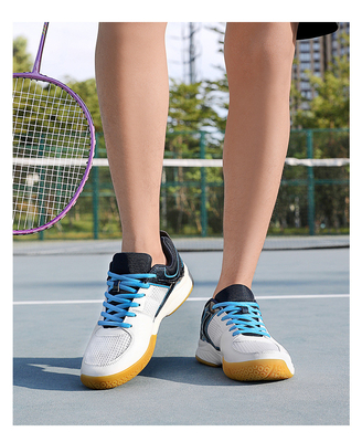 Chaussures de tennis personnalisées Chaussures de badminton avec caractéristique antidérapant Design de mode en grande taille 46 47 Portage en plein air