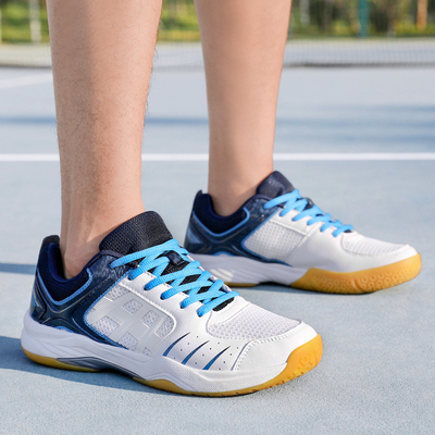 Chaussures de tennis personnalisées Chaussures de badminton avec caractéristique antidérapant Design de mode en grande taille 46 47 Portage en plein air