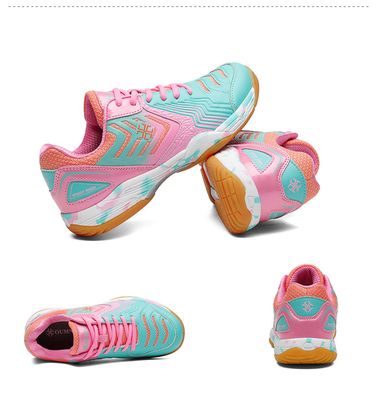 Chaussures de tennis et de badminton personnalisées avec une caractéristique antidérapante légère