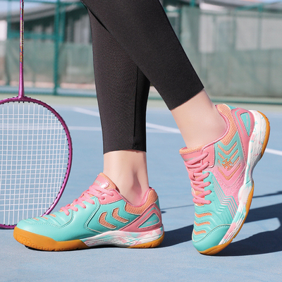 Chaussures de tennis et de badminton personnalisées avec une caractéristique antidérapante légère