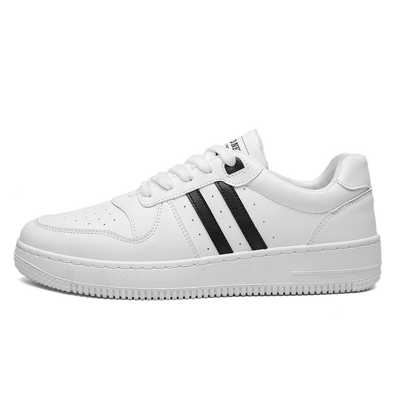 Sneakers Casual Homme 2024 Printemps Nouveau Style Mode Tout-Match Sneakers Blancs souliers en PVC
