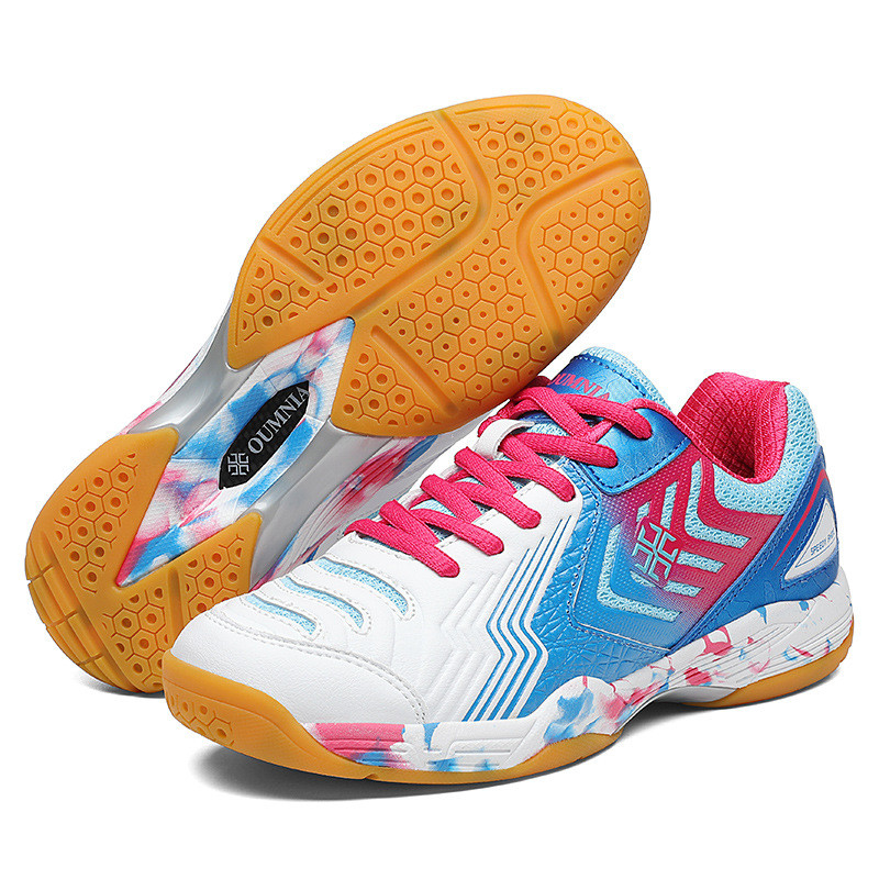 Chaussures de tennis et de badminton personnalisées avec une caractéristique antidérapante légère